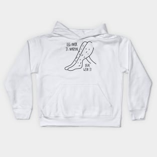 Leg Hair Is Normal / Magical Feminism Kids Hoodie